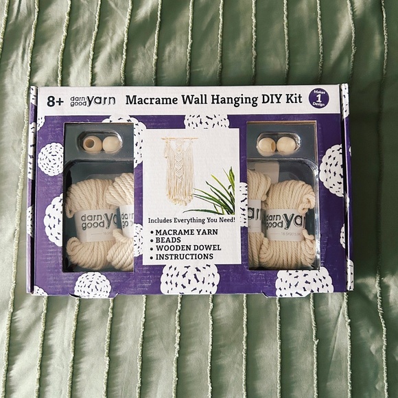 Darn Good Yarn DIY Marcame Wall Hanging Kit - Picture 1 of 6
